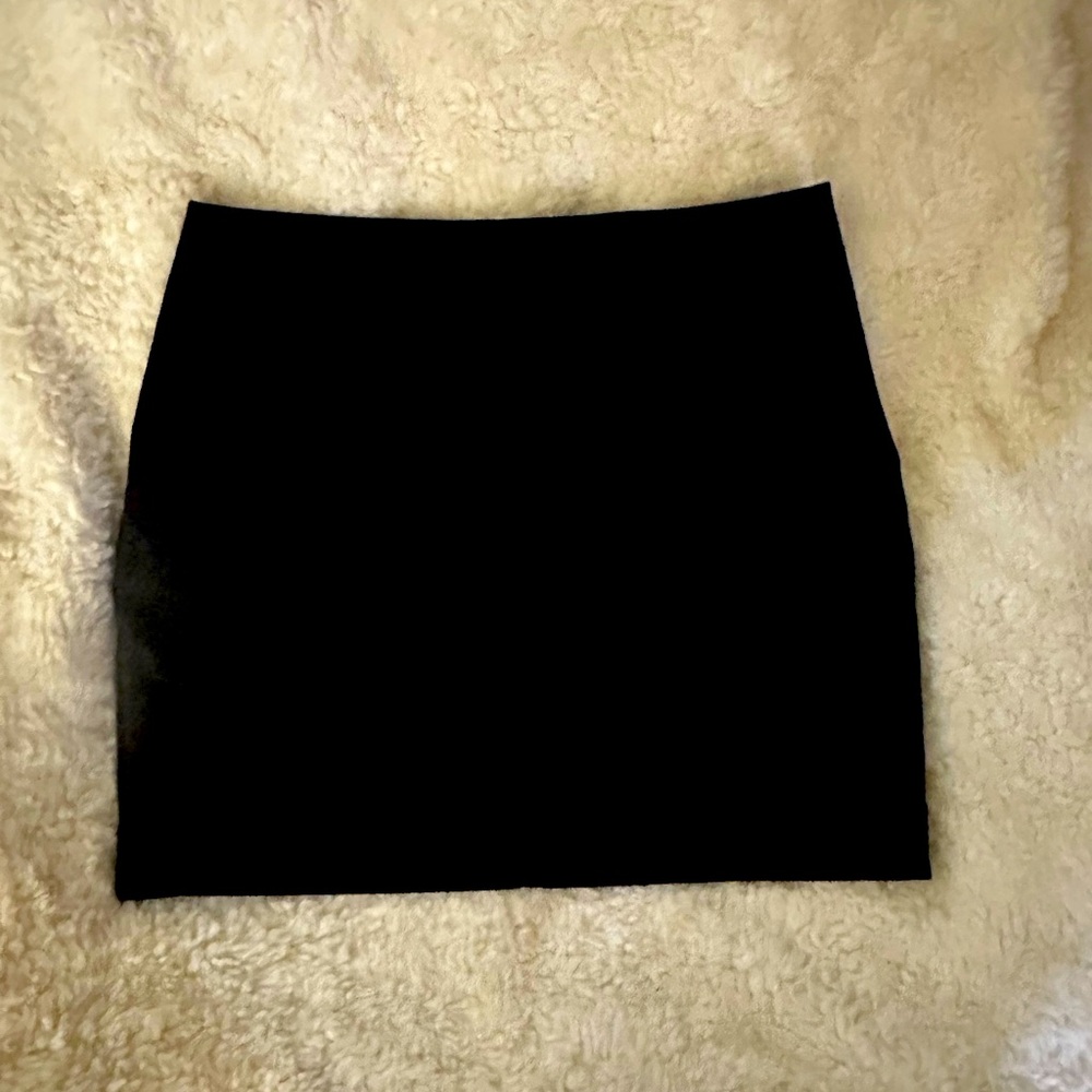 Express black mini skirt